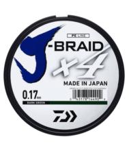 Daiwa J Braid 4 x Strand Construction 270M Dark Green